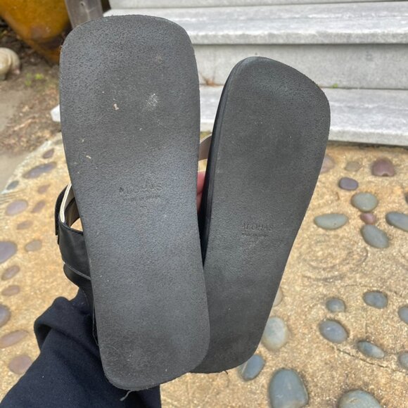 Alohas Decade leather sandals - Picture 6 of 7